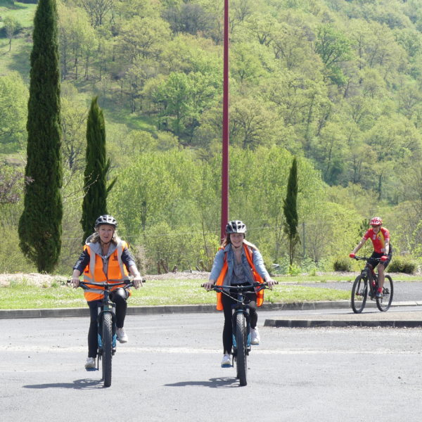 Ouverture de la « Vélo Route Vallée du Lot V86 en Aveyron »