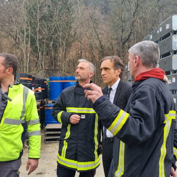 Intervention de nos sapeurs-pompiers sur l’incendie à Viviez