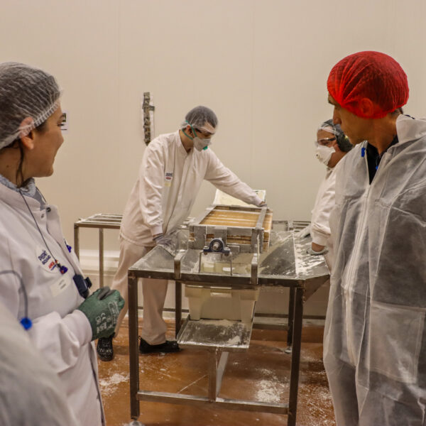 En visite à Altillac pour découvrir une initiative d’inclusion portée par Andros